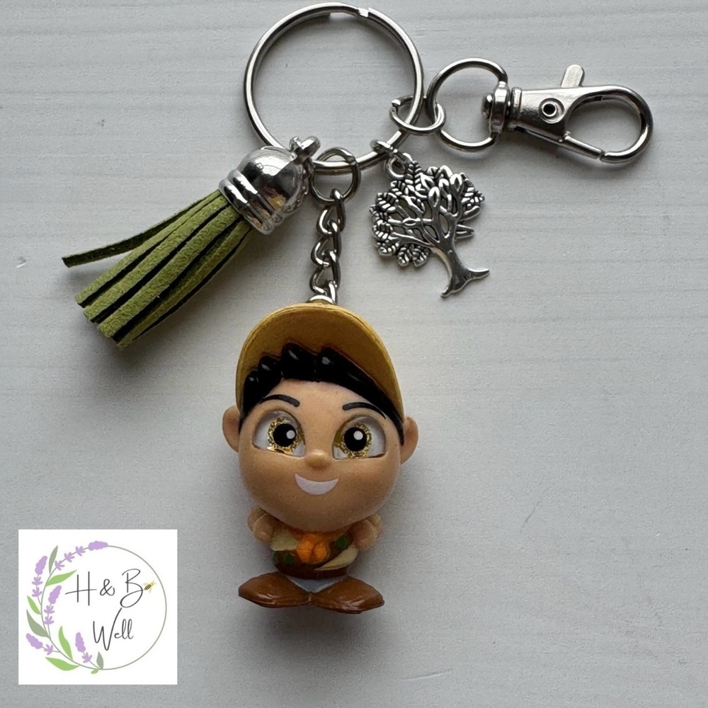 Russell from Up | Doorables keychain | Handmade by me